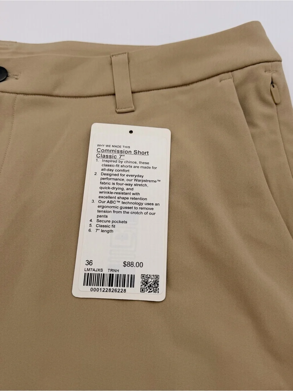 Lululemon Men's Commission Classic Fit Shorts, 7